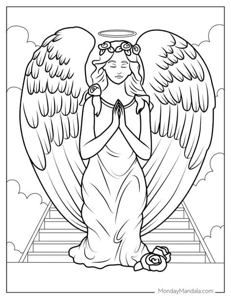 angel coloring images